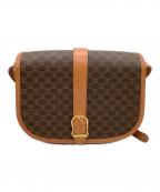 CELINEセリーヌ）の古着「ショルダーバッグ マカダム」｜ブラウン