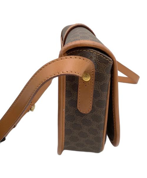 CELINE（セリーヌ）CELINE (セリーヌ) ショルダーバッグ マカダム ブラウンの古着・服飾アイテム