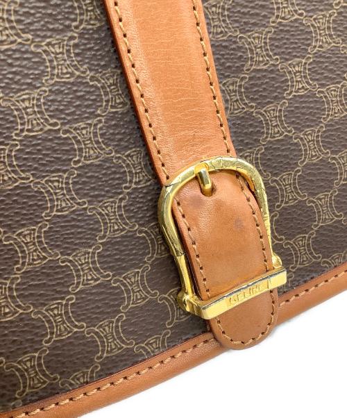 CELINE（セリーヌ）CELINE (セリーヌ) ショルダーバッグ マカダム ブラウンの古着・服飾アイテム