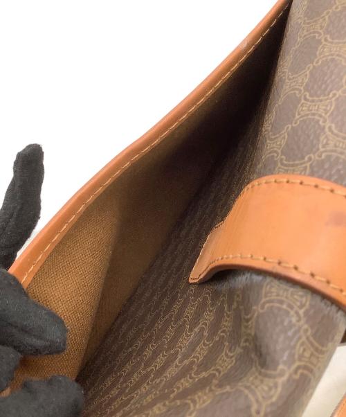 CELINE（セリーヌ）CELINE (セリーヌ) ショルダーバッグ マカダム ブラウンの古着・服飾アイテム