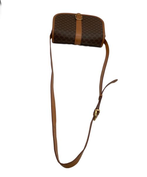 CELINE（セリーヌ）CELINE (セリーヌ) ショルダーバッグ マカダム ブラウンの古着・服飾アイテム