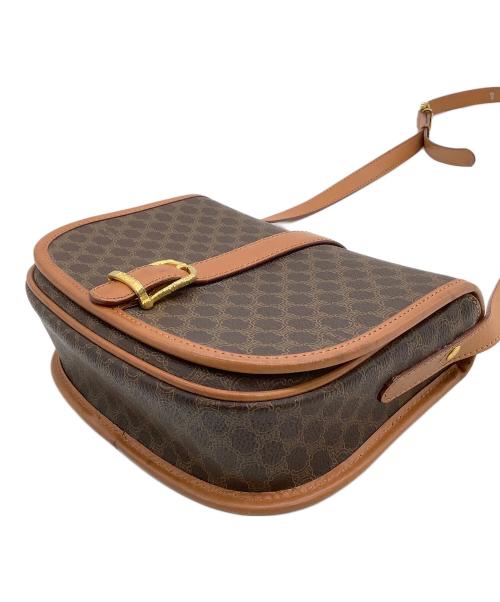 CELINE（セリーヌ）CELINE (セリーヌ) ショルダーバッグ マカダム ブラウンの古着・服飾アイテム