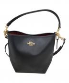 COACHコーチ）の古着「ショルダーバッグ シティ バケット バッグ」｜ブラック