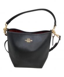 COACH（コーチ）の古着「ショルダーバッグ シティ バケット バッグ」｜ブラック