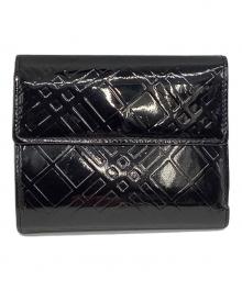 BURBERRY（バーバリー）の古着「2つ折り財布」｜ブラック