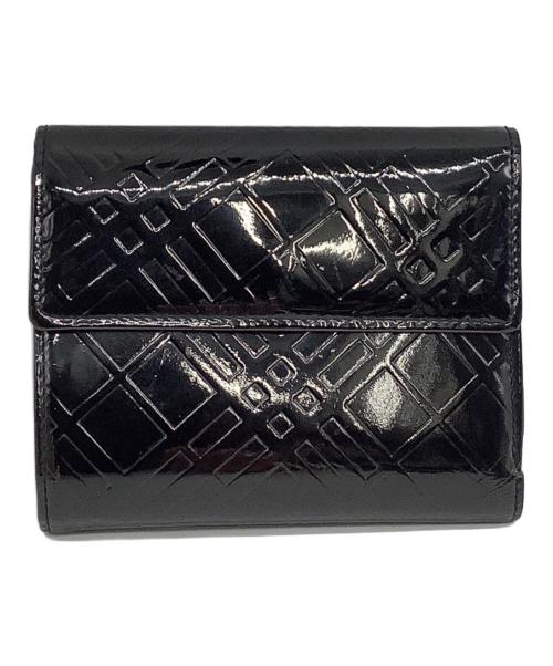 BURBERRY（バーバリー）BURBERRY (バーバリー) 2つ折り財布 ブラックの古着・服飾アイテム