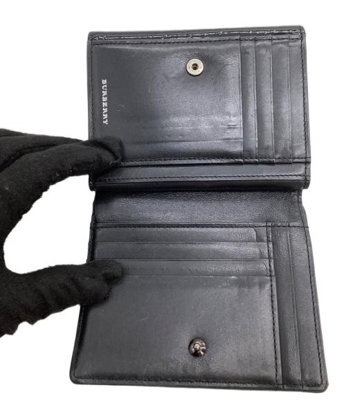 BURBERRY（バーバリー）BURBERRY (バーバリー) 2つ折り財布 ブラックの古着・服飾アイテム