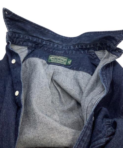 POLO COUNTRY（ポロカントリー）POLO COUNTRY (ポロカントリー) デニムシャツ ブルー サイズ:Mの古着・服飾アイテム