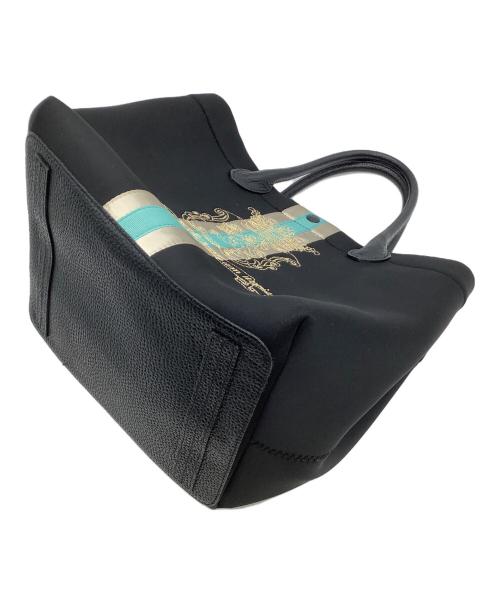 A.D.M.J.（エーディーエムジェイ）A.D.M.J. (エーディーエムジェイ) ハンドバッグ マジックライト センターリボントートM ブラックの古着・服飾アイテム