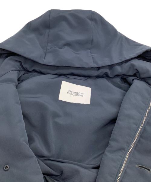 MACKINTOSH PHILOSOPHY（マッキントッシュ フィロソフィー）MACKINTOSH PHILOSOPHY (マッキントッシュ フィロソフィー) 中綿ジャケット　中空エアロツイル BELFAST ブルー サイズ:40の古着・服飾アイテム