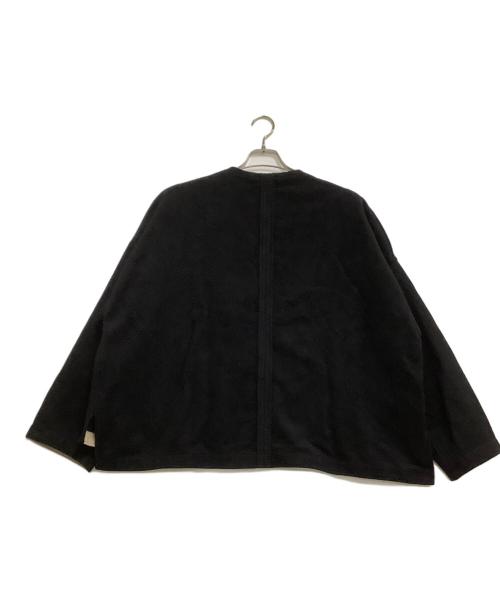 EESETT&Co（イーセットアンドコー）EESETT&Co (イーセットアンドコー) ノーカラージャケット ブラック サイズ:34の古着・服飾アイテム