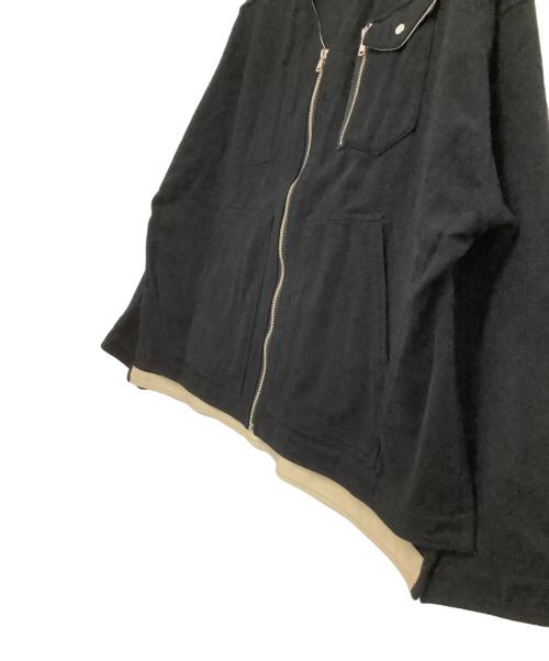 EESETT&Co（イーセットアンドコー）EESETT&Co (イーセットアンドコー) ノーカラージャケット ブラック サイズ:34の古着・服飾アイテム