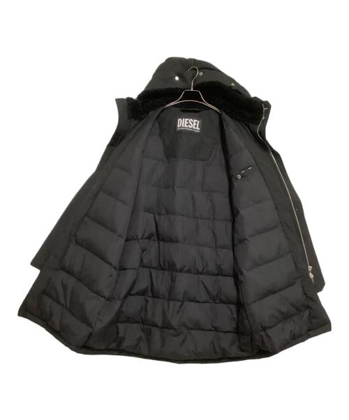 DIESEL（ディーゼル）DIESEL (ディーゼル) 中綿コート　ONLY THE BRAVE ブラック サイズ:Mの古着・服飾アイテム