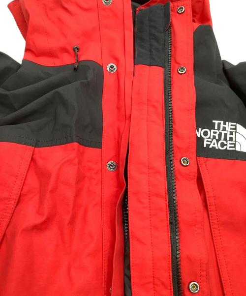 THE NORTH FACE（ザ ノース フェイス）THE NORTH FACE (ザ ノース フェイス) マウンテンライトジャケット ブラック×レッド サイズ:XLの古着・服飾アイテム