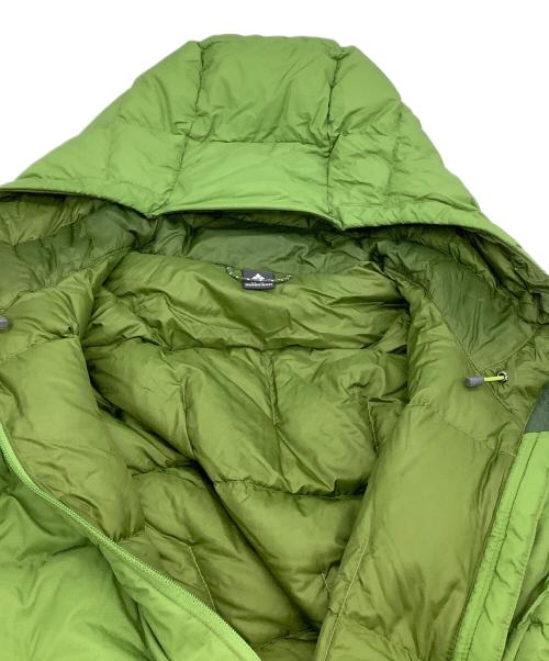 mont-bell（モンベル）mont-bell (モンベル) ネージュダウン パーカ 黄緑 サイズ:Mの古着・服飾アイテム