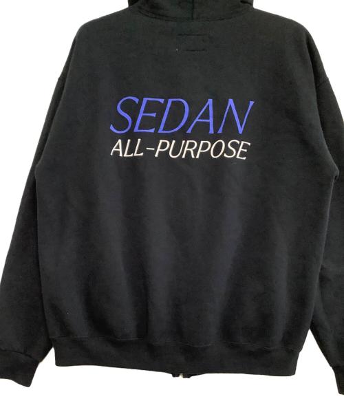 SEDAN ALL-PURPOSE（セダンオールパーパス）SEDAN ALL-PURPOSE (セダンオールパーパス) ジップアップジャケット ブラック サイズ:XLの古着・服飾アイテム