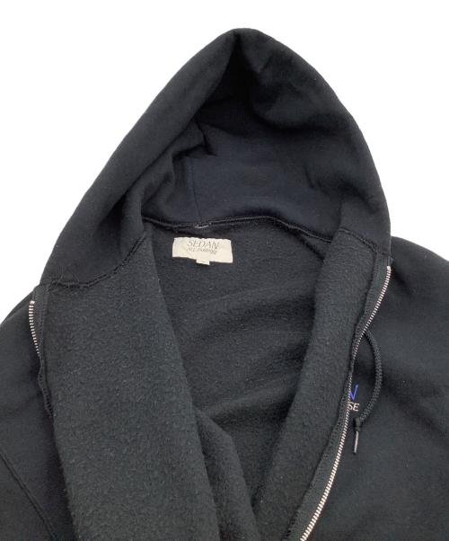 SEDAN ALL-PURPOSE（セダンオールパーパス）SEDAN ALL-PURPOSE (セダンオールパーパス) ジップアップジャケット ブラック サイズ:XLの古着・服飾アイテム