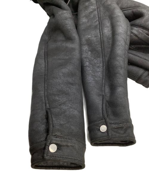 ZARA（ザラ）ZARA (ザラ) フェイクムートンジャケット ブラック サイズ:XLの古着・服飾アイテム