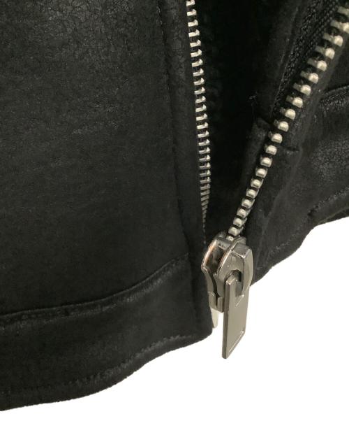 ZARA（ザラ）ZARA (ザラ) フェイクムートンジャケット ブラック サイズ:XLの古着・服飾アイテム