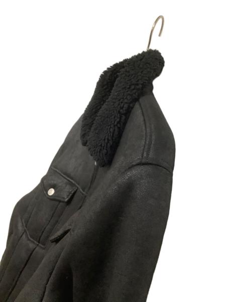 ZARA（ザラ）ZARA (ザラ) フェイクムートンジャケット ブラック サイズ:XLの古着・服飾アイテム