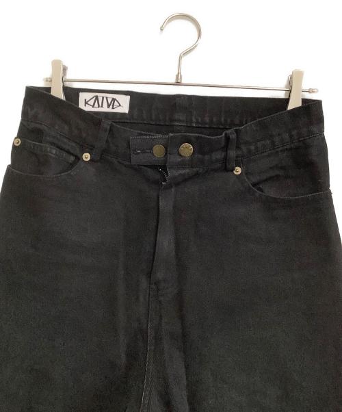 KAIVE（シーヴ）KAIVE (シーヴ) ブラックデニム ブラック サイズ:1の古着・服飾アイテム