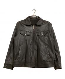 HERIOT（ヘリオット）の古着「リバーシブルレザージャケット」｜ブラック×グレー