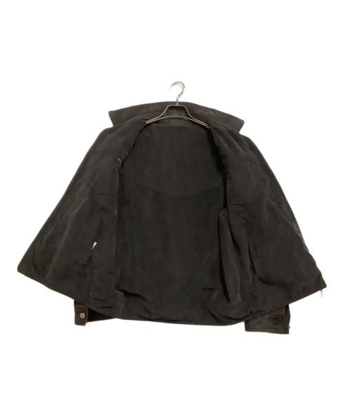 HERIOT（ヘリオット）HERIOT (ヘリオット) リバーシブルレザージャケット ブラック×グレー サイズ:Lの古着・服飾アイテム