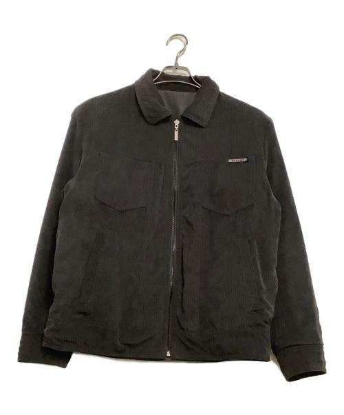 HERIOT（ヘリオット）HERIOT (ヘリオット) リバーシブルレザージャケット ブラック×グレー サイズ:Lの古着・服飾アイテム