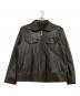 HERIOT（ヘリオット）の古着「リバーシブルレザージャケット」｜ブラック×グレー