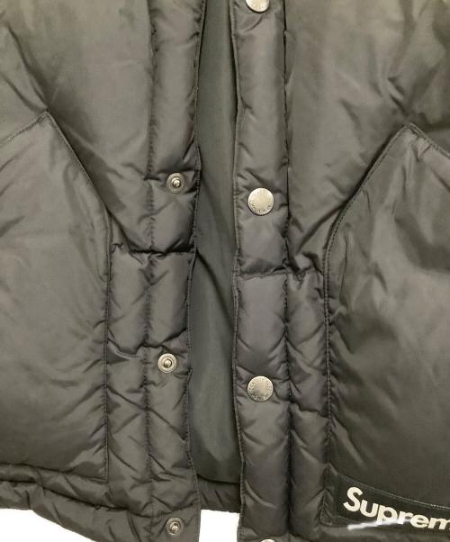 SUPREME（シュプリーム）SUPREME (シュプリーム) ダウンジャケット　Glitter Yoke Down Puffer Jacket　22AW レッド×ブラック サイズ:Sの古着・服飾アイテム