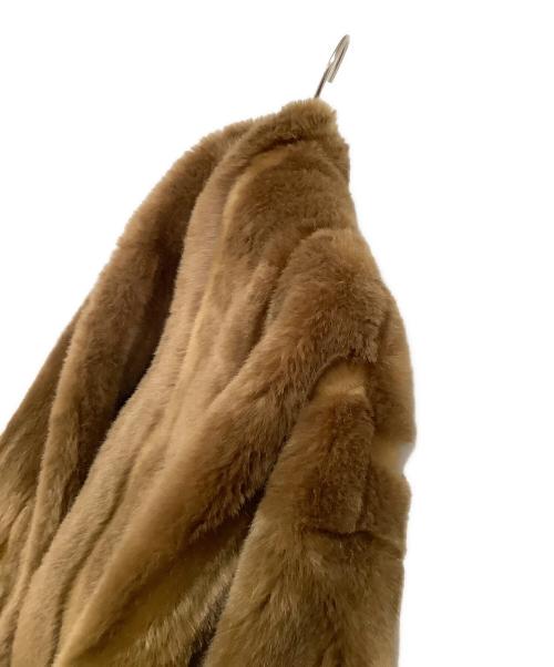 6(ROKU) BEAUTY&YOUTH（ロク ビューティーアンドユース）6(ROKU) BEAUTY&YOUTH (ロク ビューティーアンドユース) フェイクファーコート　FAKE MINK FUR COAT ブラウン サイズ:36の古着・服飾アイテム