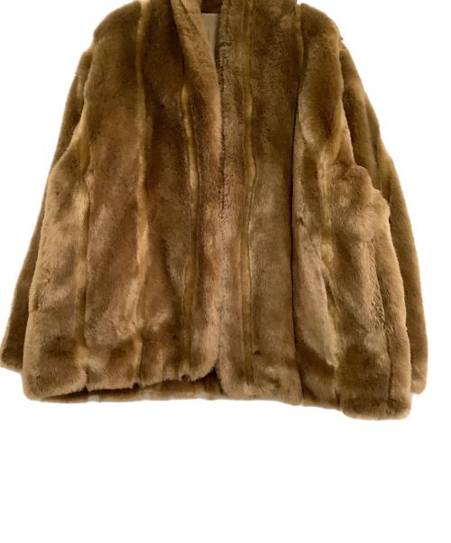 6(ROKU) BEAUTY&YOUTH（ロク ビューティーアンドユース）6(ROKU) BEAUTY&YOUTH (ロク ビューティーアンドユース) フェイクファーコート　FAKE MINK FUR COAT ブラウン サイズ:36の古着・服飾アイテム