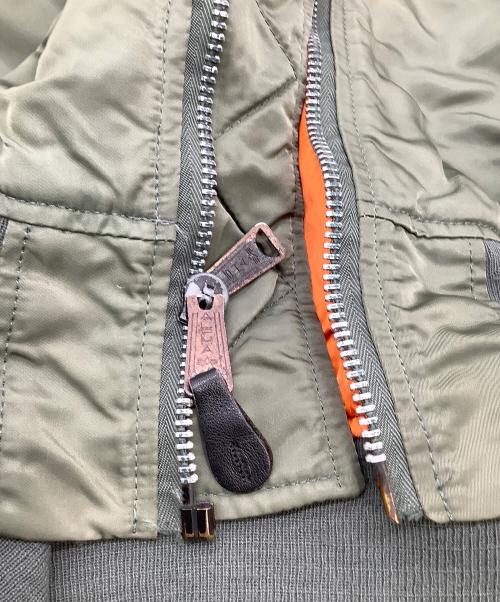 ALPHA（アルファ）ALPHA (アルファ) MA-1ジャケット グリーン サイズ:XLの古着・服飾アイテム