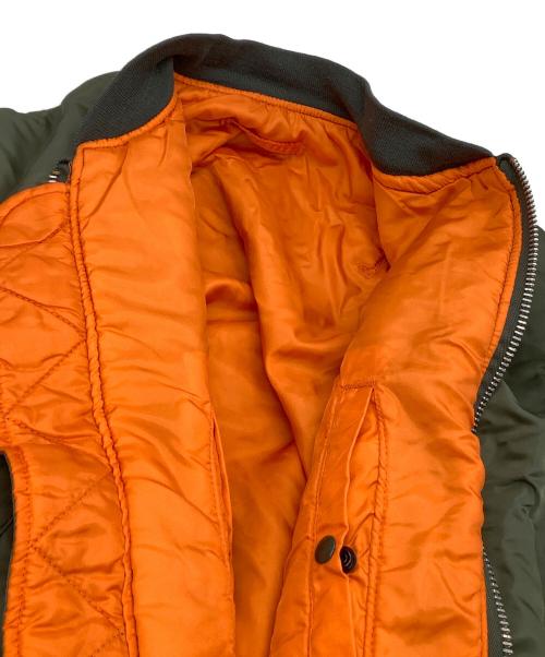 ALPHA（アルファ）ALPHA (アルファ) MA-1ジャケット グリーン サイズ:XLの古着・服飾アイテム