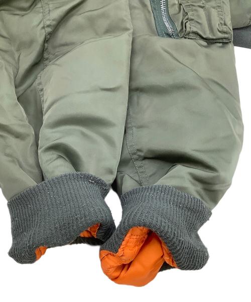 ALPHA（アルファ）ALPHA (アルファ) MA-1ジャケット グリーン サイズ:XLの古着・服飾アイテム