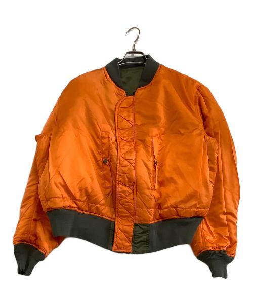 ALPHA（アルファ）ALPHA (アルファ) MA-1ジャケット グリーン サイズ:XLの古着・服飾アイテム
