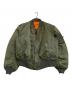 ALPHA（アルファ）の古着「MA-1ジャケット」｜グリーン