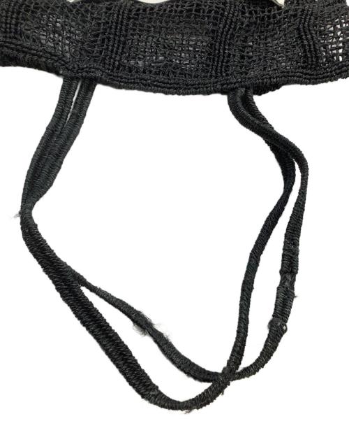 beautiful people（ビューティフルピープル）beautiful people (ビューティフルピープル) メッシュバッグ ブラック×ホワイトの古着・服飾アイテム