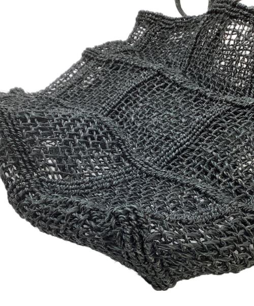 beautiful people（ビューティフルピープル）beautiful people (ビューティフルピープル) メッシュバッグ ブラック×ホワイトの古着・服飾アイテム