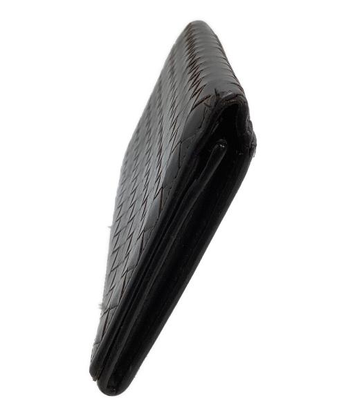 BOTTEGA VENETA（ボッテガベネタ）BOTTEGA VENETA (ボッテガベネタ) 長財布 イントレチャート ブラウンの古着・服飾アイテム