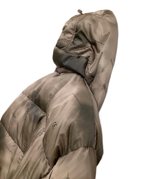 STAMPD（スタンプド）STAMPD (スタンプド) ダウンジャケット　総柄 ブラウン サイズ:Mの古着・服飾アイテム