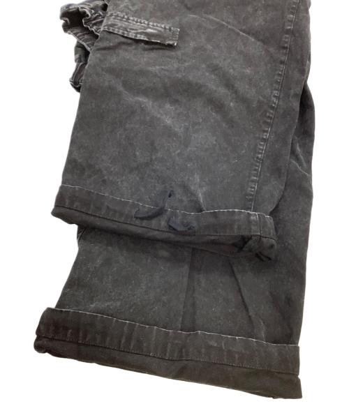 MSML（エムエスエムエル）MSML (エムエスエムエル) デニムカーゴパンツ GARMENT DYE CARGO PANTS ブラック サイズ:Sの古着・服飾アイテム