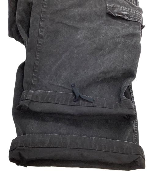 MSML（エムエスエムエル）MSML (エムエスエムエル) デニムカーゴパンツ GARMENT DYE CARGO PANTS ブラック サイズ:Sの古着・服飾アイテム