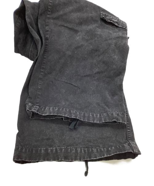 MSML（エムエスエムエル）MSML (エムエスエムエル) デニムカーゴパンツ GARMENT DYE CARGO PANTS ブラック サイズ:Sの古着・服飾アイテム