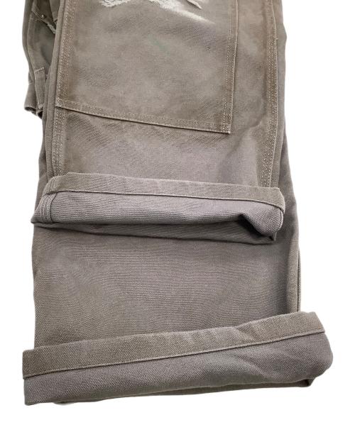 KAMIYA（カミヤ）KAMIYA (カミヤ) ペインターデニムパンツ ブラウン サイズ:Sの古着・服飾アイテム