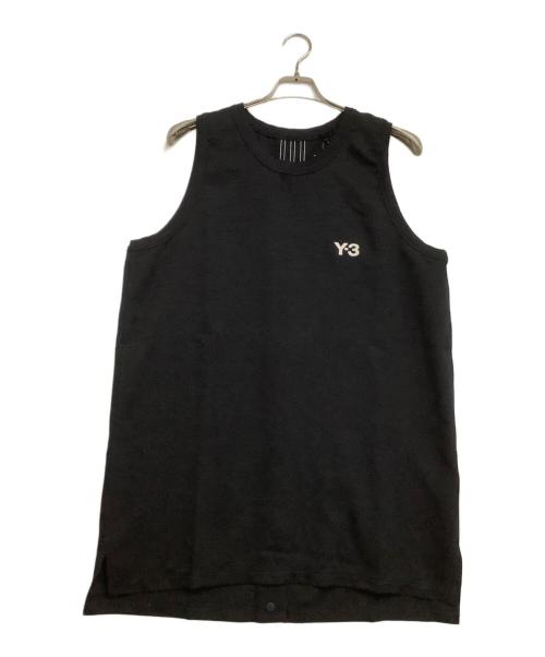Y-3（ワイスリー）Y-3 (ワイスリー) YOHJI YAMAMOTO (ヨウジヤマモト) ノースリーブカットソー　ELEGANT BASKETBALL JERSEY ブラック サイズ:Sの古着・服飾アイテム