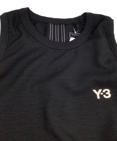 Y-3（ワイスリー）Y-3 (ワイスリー) YOHJI YAMAMOTO (ヨウジヤマモト) ノースリーブカットソー　ELEGANT BASKETBALL JERSEY ブラック サイズ:Sの古着・服飾アイテム