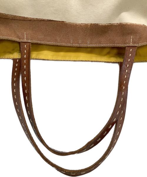 Felisi（フェリージ）Felisi (フェリージ) リバーシブルトートバッグ　40周年記念モデル イエロー×ブラウンの古着・服飾アイテム