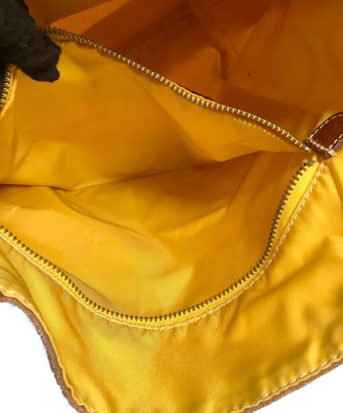 Felisi（フェリージ）Felisi (フェリージ) リバーシブルトートバッグ　40周年記念モデル イエロー×ブラウンの古着・服飾アイテム