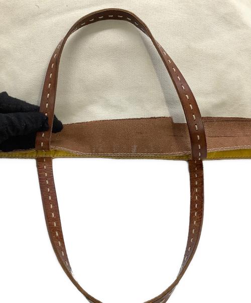 Felisi（フェリージ）Felisi (フェリージ) リバーシブルトートバッグ　40周年記念モデル イエロー×ブラウンの古着・服飾アイテム